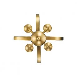 Hillcrest 12 in. 4-Light Antique Gold Traditional Hanging Kitchen Pendant Light with Metal Shade by Bel Air Lighting -GlowNest Shop antique gold bel air lighting chandeliers 11214 ag 1d 1000