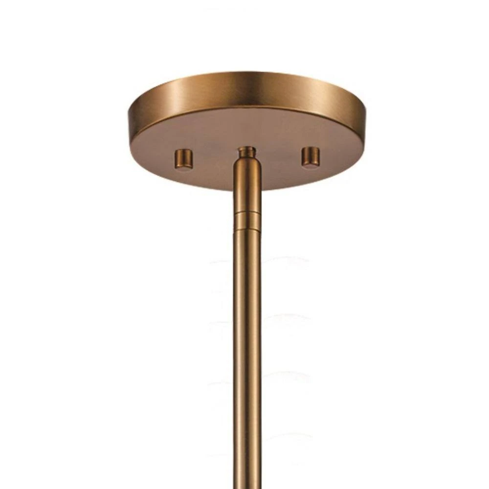 Clusters 8-Light Antique Gold Sputnik Hanging Kitchen Pendant Light with Clear Glass Shades by Bel Air Lighting 8 Clusters 8-Light Antique Gold Sputnik Hanging Kitchen Pendant Light with Clear Glass Shades by Bel Air Lighting - Image 6