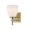 Oxnard 1-Light Antique Gold Wall Sconce Light Fixture with Frosted Glass by Bel Air Lighting 2 Oxnard 1-Light Antique Gold Wall Sconce Light Fixture with Frosted Glass by Bel Air Lighting -GlowNest Shop antique gold bel air lighting vanity lighting 22291 ag 64 1000
