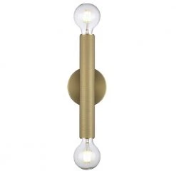 Auburn 12 in. 2-Light Antique Gold Wall Sconce Light Fixture by Bel Air Lighting 16 Auburn 12 in. 2-Light Antique Gold Wall Sconce Light Fixture by Bel Air Lighting -GlowNest Shop antique gold bel air lighting wall sconces 22302 ag 4f 1000