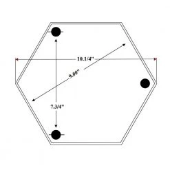 Briarwood 7 ft. 3-Light Antique Rust Outdoor Lamp Post Light Set with Water Glass by Bel Air Lighting -GlowNest Shop antique rust bel air lighting post light sets 5428 ar 44 1000