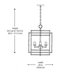 El Capitan 20 in. 4-Light Antique Silver Leaf Industrial Hanging Kitchen Pendant Light with Metal Shade by Bel Air Lighting -GlowNest Shop antique silver leaf bel air lighting chandeliers 10595 asl 77 1000