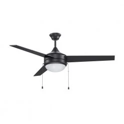 Cappleman 52 in. Indoor Black Modern Ceiling Fan with Light Kit Included, 3-Blade by Bel Air Lighting 13 Cappleman 52 in. Indoor Black Modern Ceiling Fan with Light Kit Included, 3-Blade by Bel Air Lighting -GlowNest Shop black bel air lighting ceiling fans with lights f 1023 bk 4f 1000