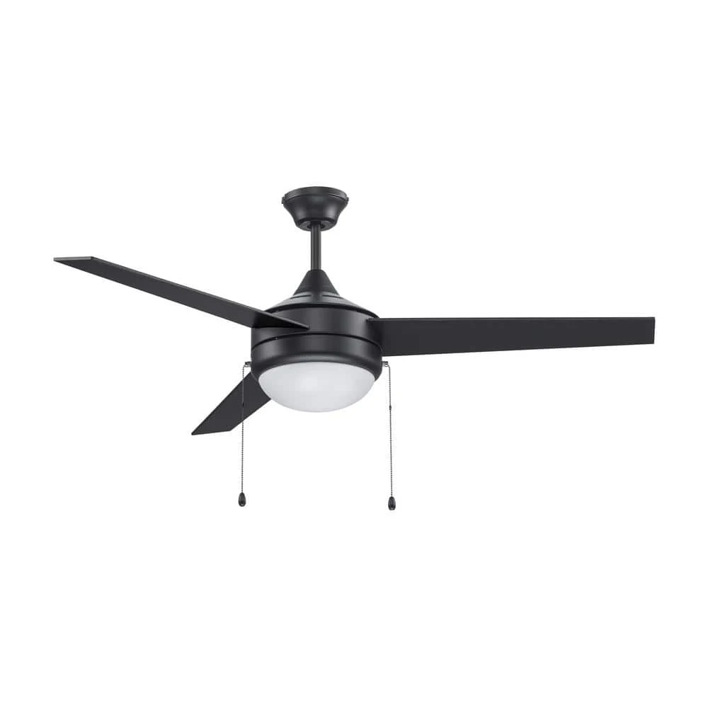 Cappleman 52 in. Indoor Black Modern Ceiling Fan with Light Kit Included, 3-Blade by Bel Air Lighting 8 Cappleman 52 in. Indoor Black Modern Ceiling Fan with Light Kit Included, 3-Blade by Bel Air Lighting - Image 6