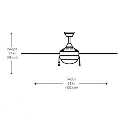 Cappleman 52 in. Indoor Black Modern Ceiling Fan with Light Kit Included, 3-Blade by Bel Air Lighting 11 Cappleman 52 in. Indoor Black Modern Ceiling Fan with Light Kit Included, 3-Blade by Bel Air Lighting -GlowNest Shop black bel air lighting ceiling fans with lights f 1023 bk 77 1000