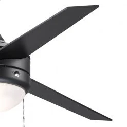 Cappleman 52 in. Indoor Black Modern Ceiling Fan with Light Kit Included, 3-Blade by Bel Air Lighting 12 Cappleman 52 in. Indoor Black Modern Ceiling Fan with Light Kit Included, 3-Blade by Bel Air Lighting -GlowNest Shop black bel air lighting ceiling fans with lights f 1023 bk c3 1000