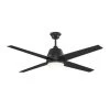 Cappleman 52 in. Integrated LED Indoor Black Ceiling Fan with Light Kit and Wall Control Switch, 4-Blade by Bel Air Lighting 2 Cappleman 52 in. Integrated LED Indoor Black Ceiling Fan with Light Kit and Wall Control Switch, 4-Blade by Bel Air Lighting -GlowNest Shop black bel air lighting ceiling fans with lights f 1026 bk 64 1000
