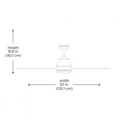 Cappleman 52 in. Integrated LED Indoor Black Ceiling Fan with Light Kit and Wall Control Switch, 4-Blade by Bel Air Lighting -GlowNest Shop black bel air lighting ceiling fans with lights f 1026 bk 77 1000