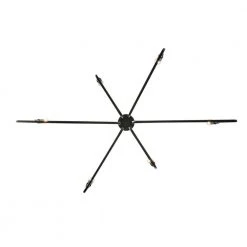 Charlotte 6-Light Black Chandelier for Dining Room or Kitchen Island by Bel Air Lighting -GlowNest Shop black bel air lighting chandeliers 11316 bk 66 1000