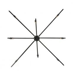 Charlotte 8-Light Black Chandelier for Dining Room or Kitchen Island by Bel Air Lighting -GlowNest Shop black bel air lighting chandeliers 11318 bk 66 1000