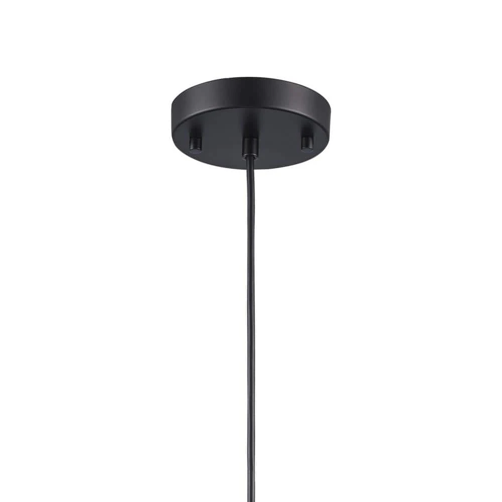 Aristo 1-Light Black Globe Hanging Kitchen Pendant Light with Frosted Glass Shade by Bel Air Lighting 10 Aristo 1-Light Black Globe Hanging Kitchen Pendant Light with Frosted Glass Shade by Bel Air Lighting - Image 8