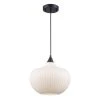 Aristo 1-Light Black Globe Hanging Kitchen Pendant Light with Frosted Glass Shade by Bel Air Lighting -GlowNest Shop black bel air lighting chandeliers 16181 bk 64 1000