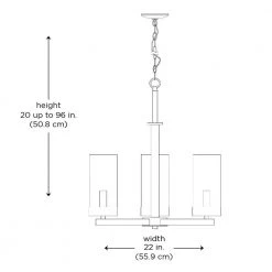 Meadowlark 3-Light Black Modern Kitchen or Dining Room Hanging Chandelier with Clear Glass Shades by Bel Air Lighting -GlowNest Shop black bel air lighting chandeliers 71735 3 bk 77 1000