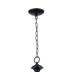 Candle 6-Light Black Farmhouse Chandelier for Dining Room by Bel Air Lighting -GlowNest Shop black bel air lighting chandeliers 9016 bk 1f 1000