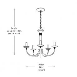 Candle 6-Light Black Farmhouse Chandelier for Dining Room by Bel Air Lighting -GlowNest Shop black bel air lighting chandeliers 9016 bk 77 1000