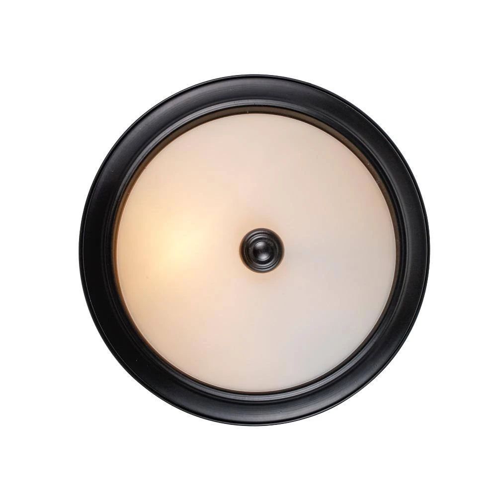 Mod Pod 11.5 in. 1-Light Black Flush Mount Kitchen Ceiling Light Fixture with Frosted Glass Shade by Bel Air Lighting 7 Mod Pod 11.5 in. 1-Light Black Flush Mount Kitchen Ceiling Light Fixture with Frosted Glass Shade by Bel Air Lighting - Image 5
