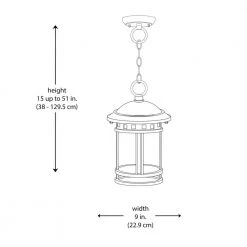 Boardwalk 15 in. 1-Light Black Hanging Outdoor Pendant Light with Water Glass by Bel Air Lighting -GlowNest Shop black bel air lighting outdoor pendant lights 40375 bk 77 1000