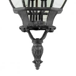 Parsons 4-Light Black Hanging Outdoor Pendant Light with Clear Glass by Bel Air Lighting -GlowNest Shop black bel air lighting outdoor pendant lights 4067 bk 4f 1000