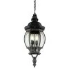 Parsons 4-Light Black Hanging Outdoor Pendant Light with Clear Glass by Bel Air Lighting 1 Parsons 4-Light Black Hanging Outdoor Pendant Light with Clear Glass by Bel Air Lighting -GlowNest Shop black bel air lighting outdoor pendant lights 4067 bk 64 1000