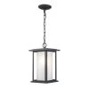 Shaakar 1-Light Black Hanging Outdoor Pendant Light with Frosted Glass by Bel Air Lighting 2 Shaakar 1-Light Black Hanging Outdoor Pendant Light with Frosted Glass by Bel Air Lighting -GlowNest Shop black bel air lighting outdoor pendant lights 51404 bk 64 1000
