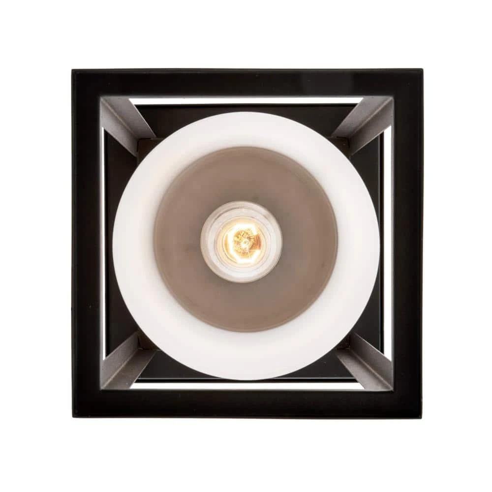 Shaakar 1-Light Black Hanging Outdoor Pendant Light with Frosted Glass by Bel Air Lighting 8 Shaakar 1-Light Black Hanging Outdoor Pendant Light with Frosted Glass by Bel Air Lighting - Image 6