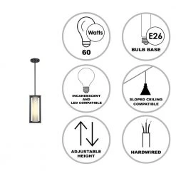 Adler 1-Light Black Outdoor Pendant Light with Clear and Frosted Glass by Bel Air Lighting -GlowNest Shop black bel air lighting outdoor pendant lights 51464 bk 40 1000