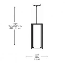 Adler 1-Light Black Outdoor Pendant Light with Clear and Frosted Glass by Bel Air Lighting -GlowNest Shop black bel air lighting outdoor pendant lights 51464 bk a0 1000