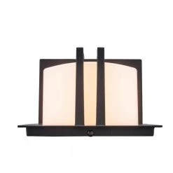 Doheny 1-Light Black Modern Outdoor Wall Light Sconce Lantern with Opal Acrylic Shade by Bel Air Lighting 13 Doheny 1-Light Black Modern Outdoor Wall Light Sconce Lantern with Opal Acrylic Shade by Bel Air Lighting -GlowNest Shop black bel air lighting outdoor sconces 40280 bk 1d 1000