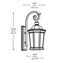 Westfield 3-Light Black Outdoor Wall Light Sconce Lantern with Clear Glass by Bel Air Lighting -GlowNest Shop black bel air lighting outdoor sconces 40402 bk 40 1000