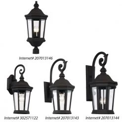 Westfield 3-Light Black Outdoor Wall Light Sconce Lantern with Clear Glass by Bel Air Lighting -GlowNest Shop black bel air lighting outdoor sconces 40402 bk a0 1000