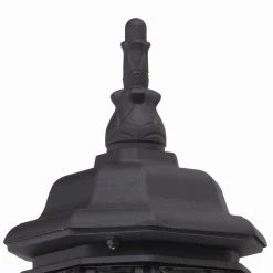 Francisco 1-Light Black Outdoor Wall Light Coach Lantern with Clear Glass by Bel Air Lighting -GlowNest Shop black bel air lighting outdoor sconces 4050 bk c3 1000