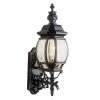 Francisco 3-Light Black Outdoor Wall Light Coach Lantern with Clear Glass by Bel Air Lighting 2 Francisco 3-Light Black Outdoor Wall Light Coach Lantern with Clear Glass by Bel Air Lighting -GlowNest Shop black bel air lighting outdoor sconces 4051 bk 64 1000
