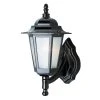 Alexander 1-Light Black Outdoor Wall Light Coach Lantern with Frosted Glass by Bel Air Lighting -GlowNest Shop black bel air lighting outdoor sconces 4055 bk 64 1000