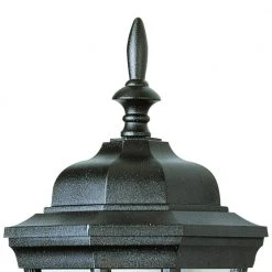 1-Light Black Outdoor Wall Light Sconce Lantern with Clear Glass by Bel Air Lighting -GlowNest Shop black bel air lighting outdoor sconces 4095 bk 4f 1000