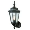 1-Light Black Outdoor Wall Light Sconce Lantern with Clear Glass by Bel Air Lighting -GlowNest Shop black bel air lighting outdoor sconces 4095 bk 64 1000