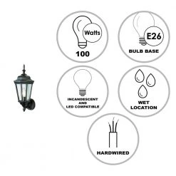 GlowNest Shop -GlowNest Shop black bel air lighting outdoor sconces 4095 bk e1 1000