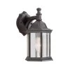 Cumberland 1-Light Black Outdoor Coach Wall Lantern Sconce Light with Clear Glass by Bel Air Lighting -GlowNest Shop black bel air lighting outdoor sconces 4349 bk 64 1000