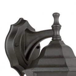 Cumberland 1-Light Black Outdoor Coach Wall Lantern Sconce Light with Clear Glass by Bel Air Lighting -GlowNest Shop black bel air lighting outdoor sconces 4349 bk c3 1000