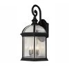 Wentworth 3-Light Medium Black Outdoor Wall Light Sconce Lantern with Clear Glass by Bel Air Lighting 1 Wentworth 3-Light Medium Black Outdoor Wall Light Sconce Lantern with Clear Glass by Bel Air Lighting -GlowNest Shop black bel air lighting outdoor sconces 44181 bk 64 1000