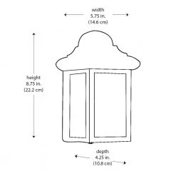 Vista 1-Light Black Outdoor Wall Light Sconce Lantern with Clear Glass Shade by Bel Air Lighting -GlowNest Shop black bel air lighting outdoor sconces 44835 bk c3 1000