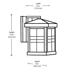Huntington 1-Light Black Outdoor Wall Light Sconce Lantern with Seeded Glass by Bel Air Lighting -GlowNest Shop black bel air lighting outdoor sconces 4635 bk 77 1000