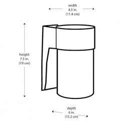 Pershing 1-Light Black Outdoor Wall Light Sconce Lantern with Opal Glass Jelly Jar Shade by Bel Air Lighting -GlowNest Shop black bel air lighting outdoor sconces 4810 bk c3 1000