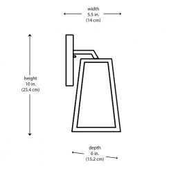 Obsidian 10 in. 1-Light Black Outdoor Wall Light Sconce Lantern with Clear Glass by Bel Air Lighting 9 Obsidian 10 in. 1-Light Black Outdoor Wall Light Sconce Lantern with Clear Glass by Bel Air Lighting -GlowNest Shop black bel air lighting outdoor sconces 50210 bk 77 1000