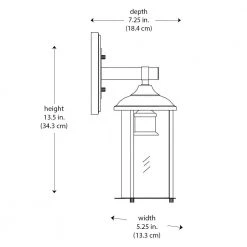 Blues 13.5 in. 1-Light Black and Brushed Nickel Outdoor Wall Light Sconce Lantern by Bel Air Lighting -GlowNest Shop black bel air lighting outdoor sconces 50230 bk 77 1000