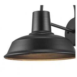 Tacoma 1-Light Black Barn Farmhouse Outdoor Wall Light Sconce by Bel Air Lighting 18 Tacoma 1-Light Black Barn Farmhouse Outdoor Wall Light Sconce by Bel Air Lighting -GlowNest Shop black bel air lighting outdoor sconces 50330 bk 1f 1000