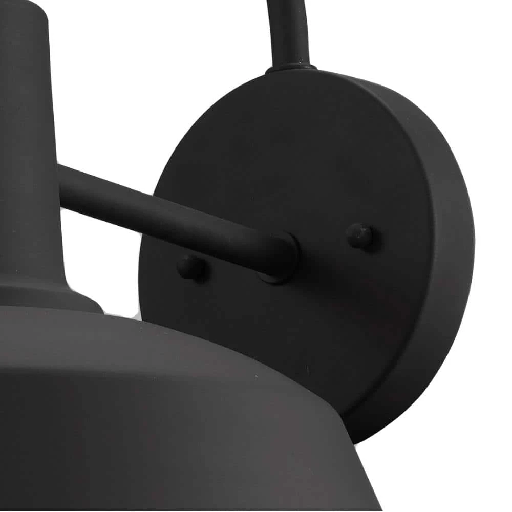 Tacoma 1-Light Black Barn Farmhouse Outdoor Wall Light Sconce by Bel Air Lighting 9 Tacoma 1-Light Black Barn Farmhouse Outdoor Wall Light Sconce by Bel Air Lighting - Image 7