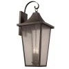 Rasmussen 2-Light Black Outdoor Wall Light Sconce Lantern with Seeded Glass by Bel Air Lighting 1 Rasmussen 2-Light Black Outdoor Wall Light Sconce Lantern with Seeded Glass by Bel Air Lighting -GlowNest Shop black bel air lighting outdoor sconces 50932 bk 64 1000