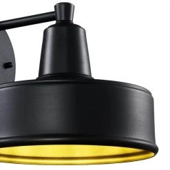 Channing 1-Light Medium Black Barn Farmhouse Outdoor Wall Light Sconce with Metal Shade by Bel Air Lighting -GlowNest Shop black bel air lighting outdoor sconces 51321 bk 1f 1000