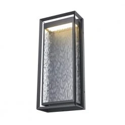 Steelwater 23 in. Black Outdoor Hardwired Wall Lantern Sconce Light with Clear Water Glass by Bel Air Lighting 18 Steelwater 23 in. Black Outdoor Hardwired Wall Lantern Sconce Light with Clear Water Glass by Bel Air Lighting -GlowNest Shop black bel air lighting outdoor sconces 51372 bk 1f 1000