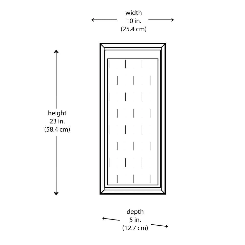 Steelwater 23 in. Black Outdoor Hardwired Wall Lantern Sconce Light with Clear Water Glass by Bel Air Lighting 7 Steelwater 23 in. Black Outdoor Hardwired Wall Lantern Sconce Light with Clear Water Glass by Bel Air Lighting - Image 5
